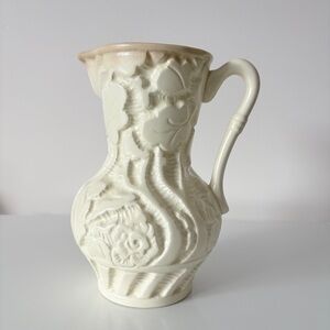 Beswick Ware Pitcher Jug #694 Made in England Running Hare Art Deco Farmhouse